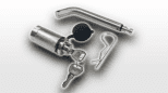 Hitch Pin (stainless) - Locking for Automatic Couplers